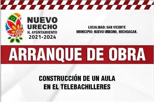 ARRANQUE DE OBRA EN LA COMUNIDAD DE SAN VICENTE